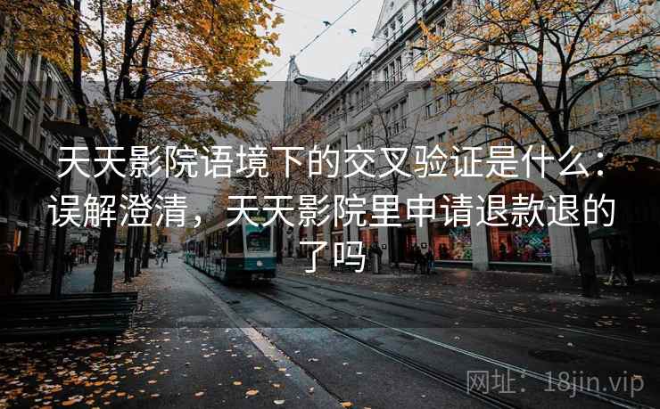 天天影院语境下的交叉验证是什么：误解澄清，天天影院里申请退款退的了吗