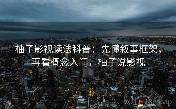 柚子影视读法科普：先懂叙事框架，再看概念入门，柚子说影视